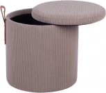 Пуф Stool Group Руни S с ящиком вельвет тёмно-серый арт.УТ000040201