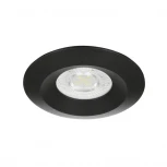 Встраиваемый светильник под лампу MR11 с цоколем GU10 черный Wolta Acento WDL-MR11/02BL-R