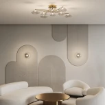 Настенный светильник Eurosvet Ripple 50389/1 LED латунь