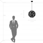 Подвесной светильник Lightstar Fermo 724262 (220V, на проводе, шар)