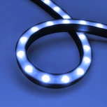 Грейзер DMX THOR-3D-F24-25x27mm 24V RGBW-White6000 (24 W/m, IP65, 1m, wire x2) (Arlight, Силикон) 045266