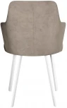 Стул 245 поворотный, К4 капучино, ножки белые Dikline 00-00064806