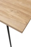 Стол ФИН 120 Дуб Канзас/ черный каркас