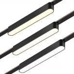 Трековый смарт-светильник для низковольтного шинопровода с двумя режимами работы Novotech Easy 359462 черный LED 12W 24V 3000-6000K (умный дом - Алиса, Tuya Smart)