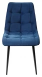 Стул CHIC-Q синий #29, велюр / черный каркас 4 шт/ 1 к