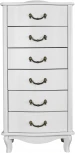 Комод Джульетта узкий 6 ящ., молочный дуб Л от фабрики Mebelik