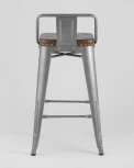 Стул полубарный Stool Group TOLIX SOFT серебристый УТ000001291