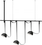 Комплект ременной трековой системы Kink Light Сатори 6426-1K,19 черный Led 3*15W