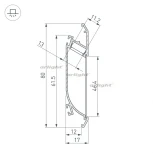 Профиль K-WALL-2000 ANOD (Алюминий) 021716 Arlight