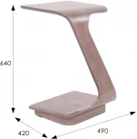 Стол журнальный приставной Неро шимо от фабрики Mebelik