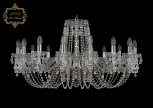 Подвесная большая люстра Art Classic 11.24 11.24.16.360.Cr.V0300 (220V, хрусталь, на цепи, подсвечник, свеча)