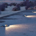 Встраиваемый светильник уличный IP65 Maytoni Flash O044DL-L1S3K1 (LED, 220V, круглые)