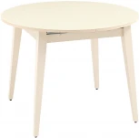 Стол обеденный раскладной 100-130 кремовый матовый Stool Group Берлин УТ000036191
