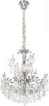 Подвесная люстра Citilux Ritz CL310061 (220V, хрусталь, подвески, на цепи, листья, ветки)