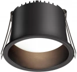 Светильник встраиваемый светодиодный Novotech Tran 359235 SPOT черный IP20 LED 9W 220V 540Лм 3000К (круглые)