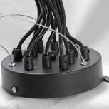 Подвесная большая люстра Lussole Loft Seneca LSP-8177 (220V, на тросе, шарики, круглые, IP21)