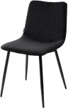 Обеденный стул M-City TINTIN BLUVEL-19 BLACK / черный каркас