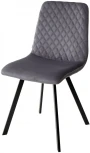 Обеденный стул M-City DAIQUIRI BLUVEL-14 GREY, велюр