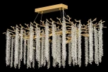 Подвесная люстра Dio D`arte Tavenna Gold Tavenna H 1.5.100x40.100 G (220V, хрусталь, на тросе)