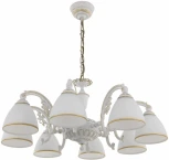 Подвесная люстра Arte Milano AM341837 341837/8 WT+G (220V, на цепи)
