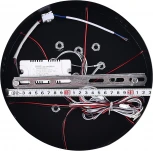 Потолочная люстра Natali Kovaltseva HIGH-TECH LED LAMPS 82008 BLACK