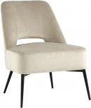 Кресло Stool Group лаунж Бостон велюр бежевый УТ000035317