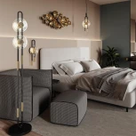 Бра Odeon Light Magnet 5407/6WL черный/золотой/металл/стекло LED 6W 3000K 688Лм (220V, круглые)