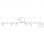 Спот Arte Lamp Cavalletta A4510PL-6SS