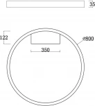Потолочный светильник Maytoni Rim MOD058CL-L50BS4K