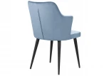 Стул Woodville на металлокаркасе Velen light blue 15026