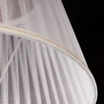 Торшер Eurosvet 01002-01003 01003/1 белый с золотом (220V, круглые, под старину)