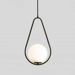 Подвесной светильник Hoop Drop Black ImperiumLoft Hoop-Drop01 (213738-26) (220V, на проводе, шар)