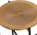 Столик кофейный Secret De Maison BLOOM (mod. 11873-B) алюминиевый сплав, 46*46*51 см, черный/античная медь Tetchair 15860