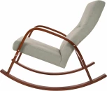 Кресло-качалка Ирса ткань минт, каркас вишня от фабрики Mebelik