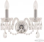 Бра Bohemia 101 101B/2/141 Ni (220V, подвески, подсвечник, свеча)