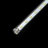 Гирлянда Тающие Сосульки 5шт по 30см, 12В, 150 Тепло-Белых Светодиодов, Провод Черный ПВХ, IP20