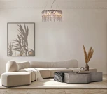 Подвесная люстра Maytoni Hail MOD097PL-08CH (220V, хрусталь, подвески, на тросе, круглые)