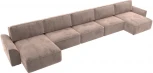Диван п-образный Лига-048 НПБ МегаЛонг Лига Диванов (Велюр) арт.128330