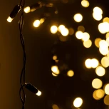 Светодиодная гирлянда ARD-EDGE-CLASSIC-2400x600-BLACK-88LED-FLASH Warm/Warm (230V, 6W) (IP65)