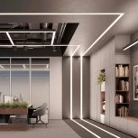 Профиль FLOOR60-H26-3000 ANOD BLACK (Arlight, Алюминий) 046414