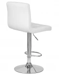 Стул барный DOBRIN CANDY (белый) 5006-LM CANDY, цвет сиденья белый, основания хром