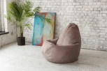 Кресло мешок Dreambag Груша Бежевый Велюр (3XL, Классический) 5022641