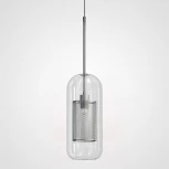 Подвесной светильник Catch F Cylinder Silver D12 ImperiumLoft Catch-F01 (186720-26) (220V, на проводе)