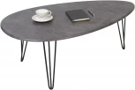 Стол журнальный Шеффилд серый бетон/черный от фабрики Mebelik