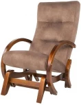 Кресло-качалка маятник Мэтисон ткань орех, каркас вишня от фабрики Mebelik