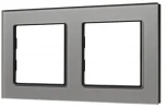 Рамка стеклянная FRM-GLARE-GS-2-GR (Arlight) 043798