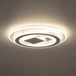 Потолочная люстра светодиодная с пультом Citilux Costa CL741020 (регулировка яркости, 220V, круглые)