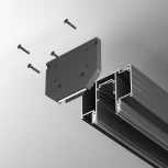 Заглушка торцевая Maytoni Accessories for tracks Exility TRA034-SCEC-422B