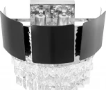 Бра Lumina Deco Molina LDW 7045-2 BK+CHR (220V, подвески)