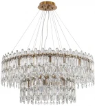 Подвесная люстра ярусная большая Legacy 2158/05/26P Stilfort (220V, хрусталь, подвески)